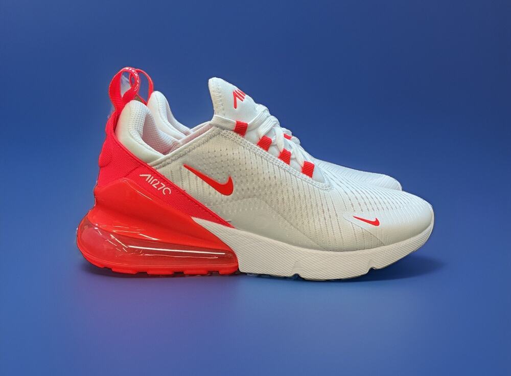 Size 7.5 - Nike WMNS Air Max 270 White Bright Crimson W